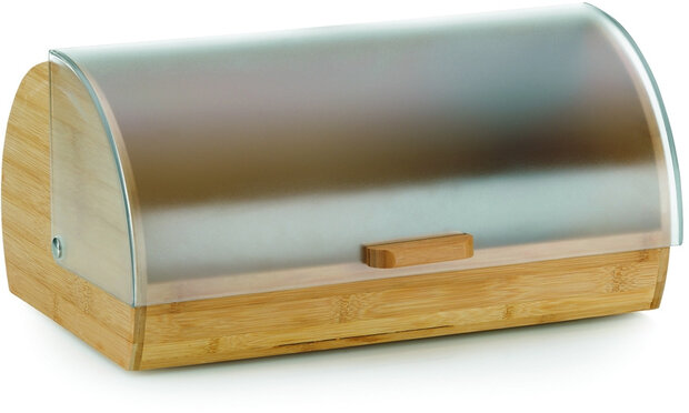 broodtrommel Katana 39 x 25 x 19 cm bamboe hout