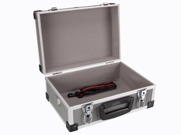 gereedschapskoffer 11 liter aluminium grijs/zilver