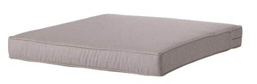 loungekussen Panama Luxe 60 x 60 cm polykatoen taupe