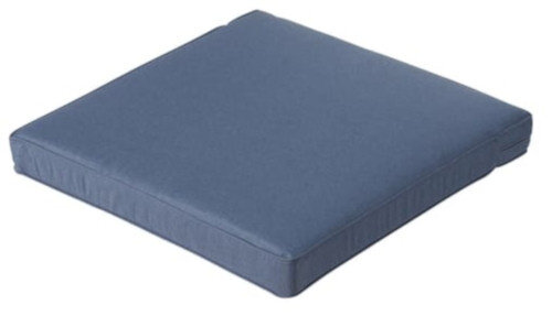 loungekussen Panama Luxe 60 x 60 cm polykatoen blauw