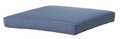 loungekussen Panama Luxe 60 x 60 cm polykatoen blauw