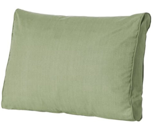 loungekussen Basic 60 x 43 x 10 cm polykatoen groen