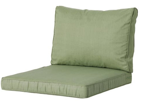 loungekussen Basic 60 x 43 x 10 cm polykatoen groen