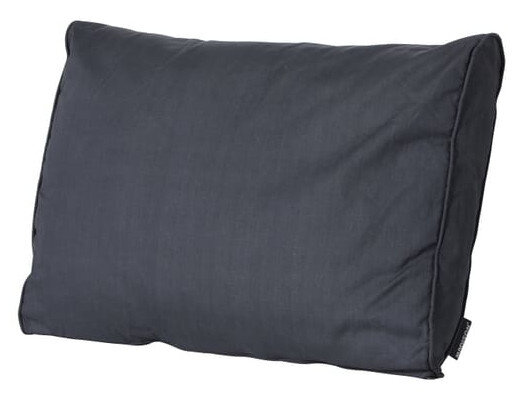 loungekussen Basic 60 x 43 x 10 cm polykatoen zwart