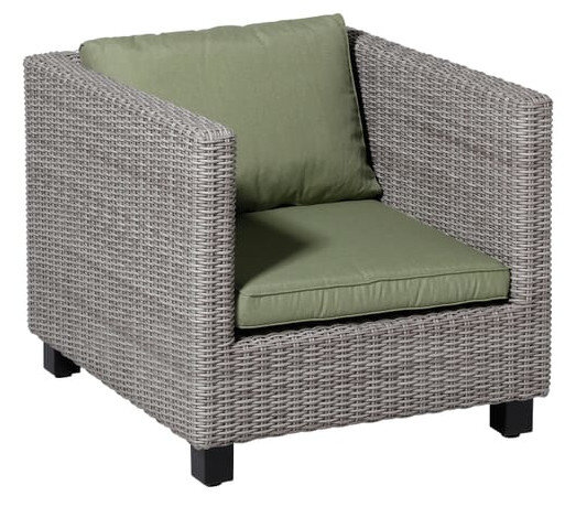 loungekussen Panama 60 x 43 x 10 cm polykatoen groen
