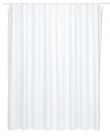 douchegordijn Largo 200 x 240 cm polyester wit