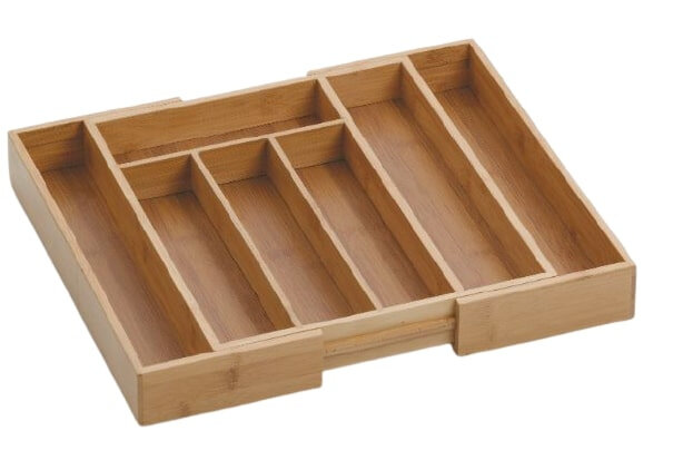 bestekbak Kalma 28,5-39 x 33 cm bamboe naturel