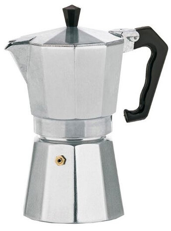 Espressomaker Italia 300 ml 9,5 x 17 cm aluminium zilver