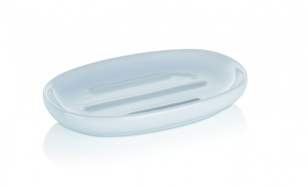 zeephouder Isabella 13,5 x 8,5 cm keramiek wit