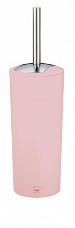 toiletborstel- en houder Marta 36,5 cm roze 2-delig