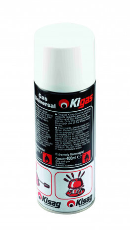 gasspuitbus 400 ml aluminium zwart/wit