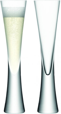champagneglazen Moya 170 ml 25 x 5,5 cm glas transparant