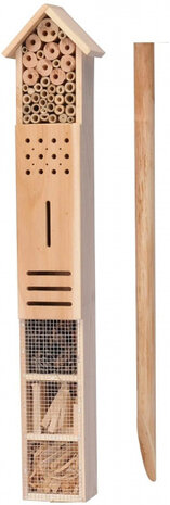 insectenhotel 79 x 15 x 10 cm hout naturel