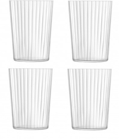 glazenset Gio 560 ml glas transparant 4 stuks