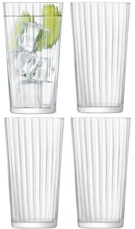 glazenset Gio 320 ml glas transparant 4 stuks
