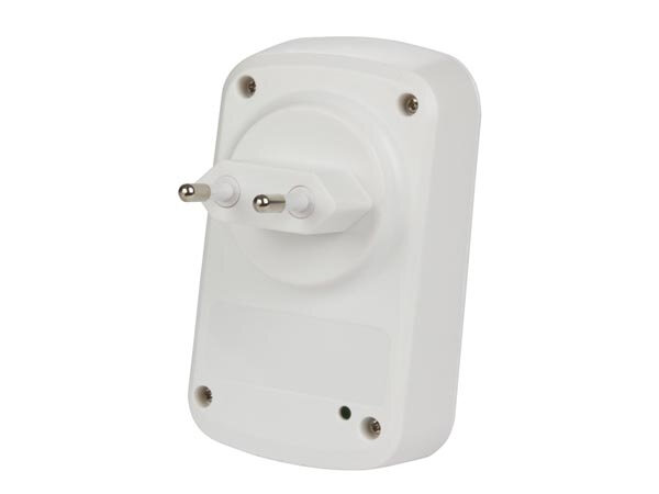 deurbel IP44 draadloos plug-in 150 meter wit