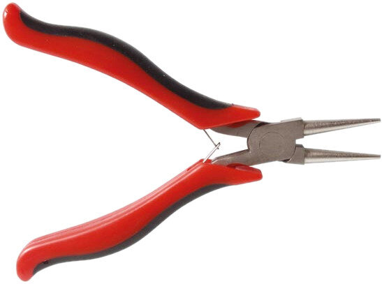 rondbektang VT252 124 mm staal rood/zwart/zilver