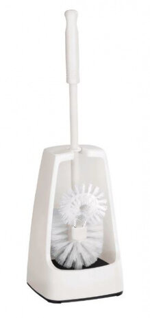 toiletborstel randreiniger 12 x 40,5 cm wit 2-delig