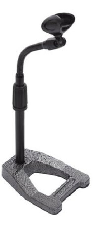 tafelstatief microfoon zwanenhals 19-36 cm zwart