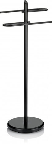 handdoekstandaard Ken 25,5 x 88 cm staal zwart