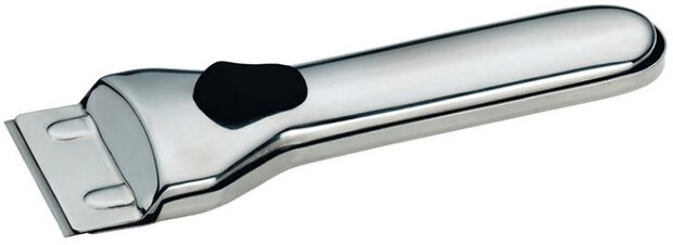 kookplaatschraper Vision 13,5 x 4,5 cm RVS zilver