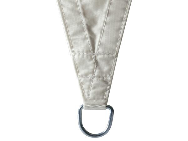 schaduwdoek vierkant 5 x 5 meter polyester beige