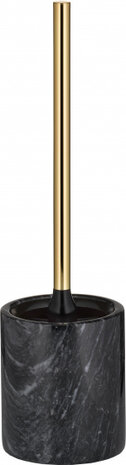 toiletborstelhouder Liron 41,5 x 10,5 cm marmer zwart