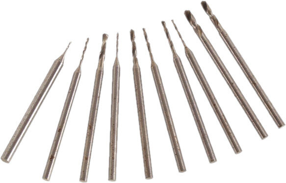 borenset Drillset1 45,5 staal grijs 10-delig