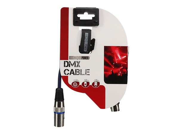 XLR-kabel 3-pin mannelijk naar jack 3 meter 6 mm zwart