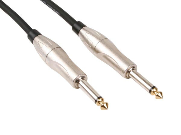 patchkabel jack 6,35 mm male 5 meter zwart