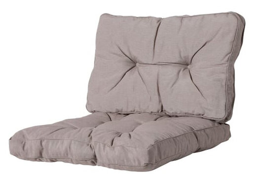 rugkussen Florance Panama 73 cm polykatoen taupe