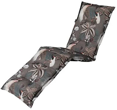 ligbedkussen Sofie 200 x 65 cm katoen/polyester taupe