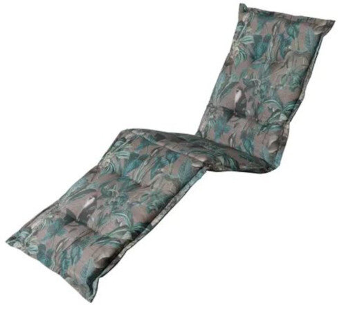 ligbedkussen Floris 200 x 65 cm katoen/polyester grijs