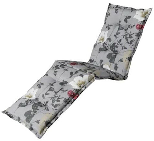 ligbedkussen Zara 200 x 65 cm katoen/polyester grijs