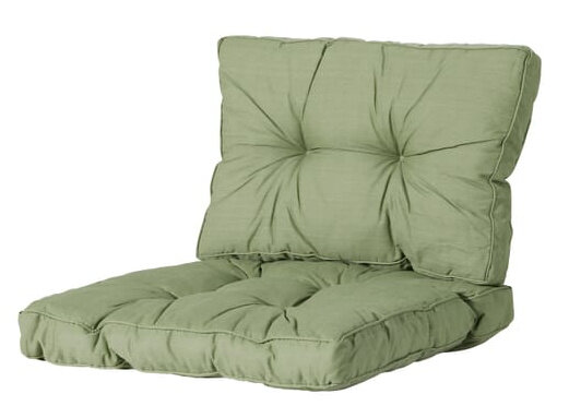 rugkussen Florance Basic 43 x 60 cm polykatoen groen