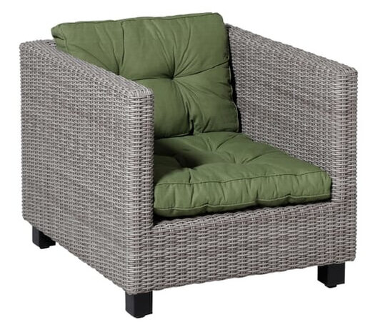 rugkussen Florance Basic 43 x 60 cm polykatoen groen