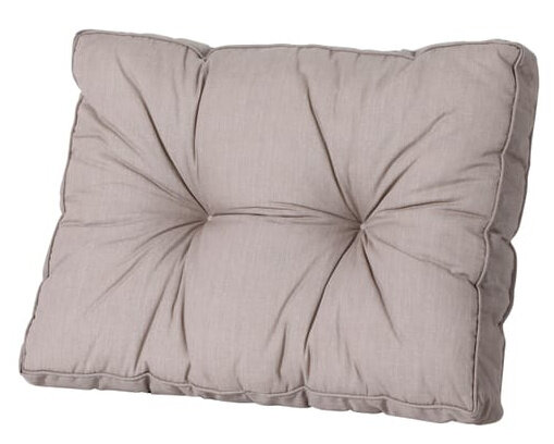 rugkussen Florance Basic 43 x 60 cm polykatoen taupe