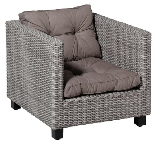 rugkussen Florance Basic 43 x 60 cm polykatoen taupe