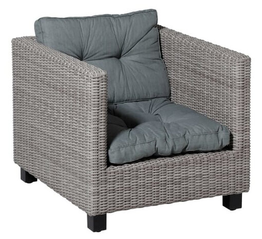 rugkussen Florance Basic 43 x 60 cm polykatoen grijs