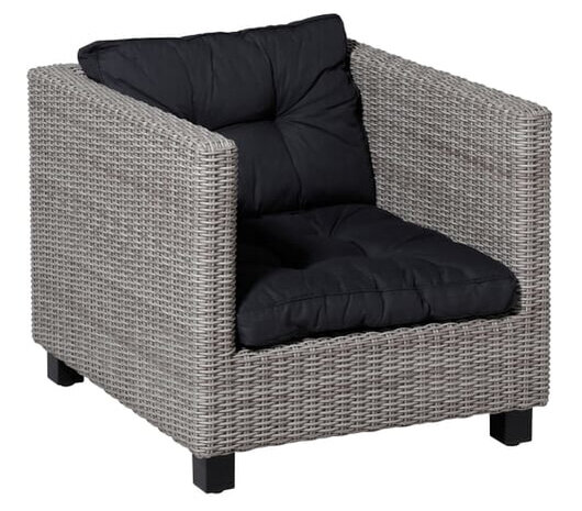 rugkussen Florance Basic 43 x 60 cm polykatoen zwart