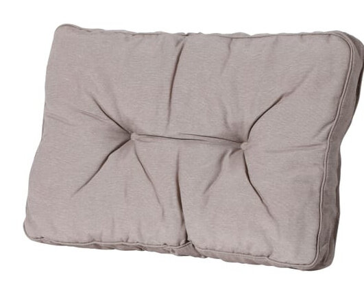 rugkussen Florance Panama 60 cm polykatoen taupe