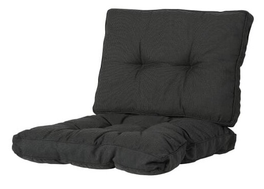 rugkussen Florance Rib 43 x 60 cm dralon zwart