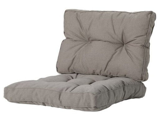 rugkussen Florance Rib 43 x 60 cm dralon taupe