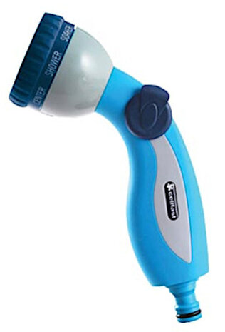 sproeipistool Mix 8 standen blauw/grijs