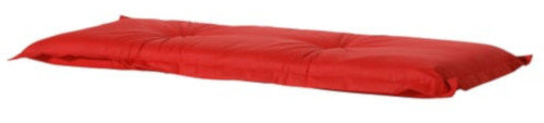bankkussen Basic 180 x 48 x 7 cm polykatoen rood
