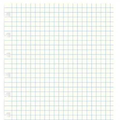 notitieboek navulling geruit A4 papier wit 32 stuks