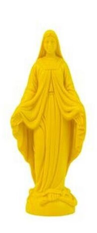 luchtverfrisser aroma diffuser Maria 18 cm wax geel