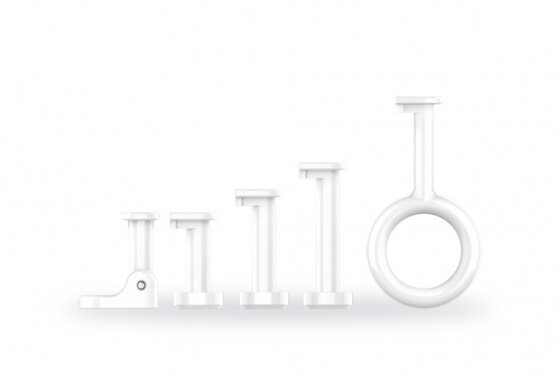 uitbreidingsset FingerBot 3,4 cm wit 9-delig