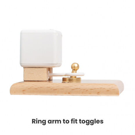 uitbreidingsset FingerBot 3,4 cm wit 9-delig