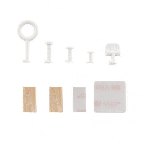 uitbreidingsset FingerBot 3,4 cm wit 9-delig